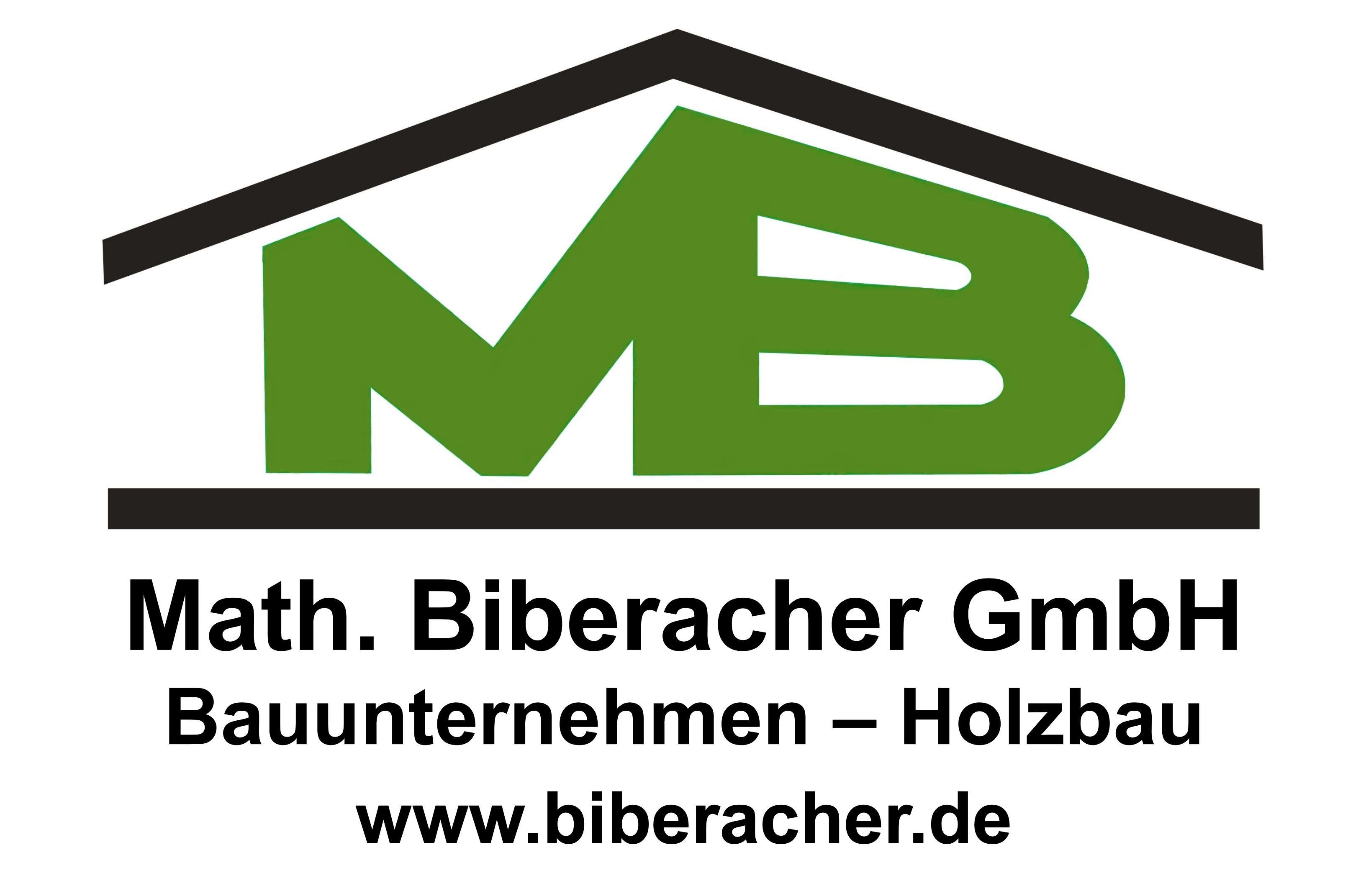 Logo Math. biberacher GmbH - Bauunternehmen - Holzbau