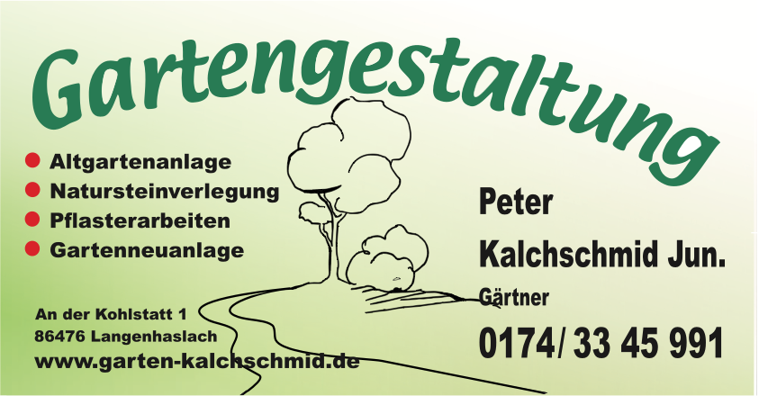 Logo Gartengestaltung Peter Kalchschmid Ju.